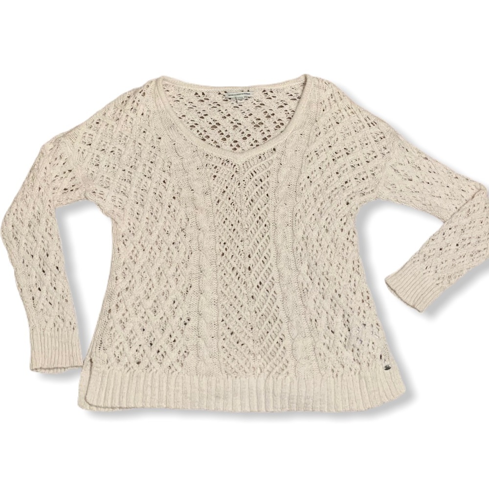 2/$15 American Eagle | long sleeve crochet sweater
